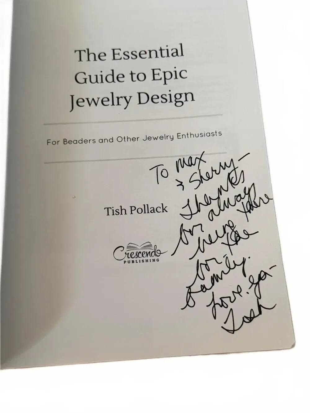 The Essential Guide to Epic Jewelry Design by Tish Pollack - Beading Book